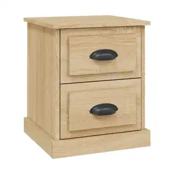 Spartoo Nachtkastjes Maison D'home Nachtkastje 39x39x47,5 cm bewerkt hout sonoma eikenkleurig aanbieding