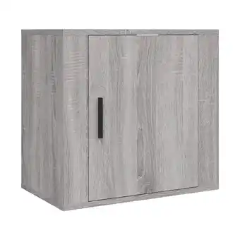 Spartoo Nachtkastjes Maison D'home Nachtkastje wandgemonteerd 50x30x47 cm grijs sonoma eikenkleur aanbieding