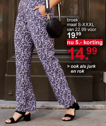 Scapino Broek aanbieding