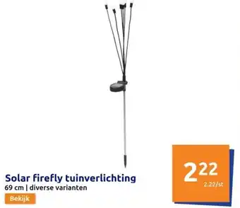 Action Solar Firefly tuinverlichting 69 cm aanbieding