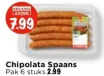 Vomar Voordeelmarkt Chipolata Spaans aanbieding