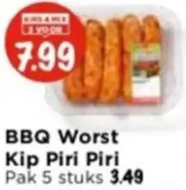 Vomar Voordeelmarkt BBQ Worst Kip Piri Piri aanbieding