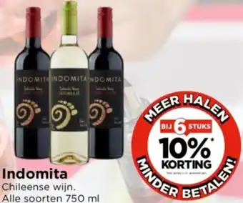 Vomar Voordeelmarkt Indomita Chileense wijn. 750ml aanbieding