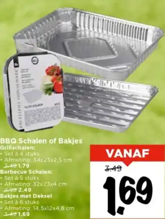 Vomar Voordeelmarkt BBQ Schalen of Bakjes aanbieding