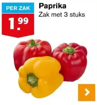 Hoogvliet Paprika per zak aanbieding