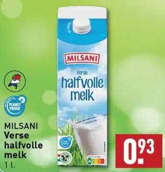 ALDI Verse halfvolle melk 1 l aanbieding