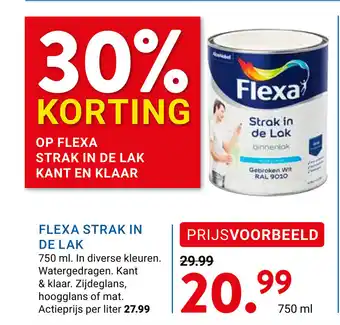 Kluswijs FLEXA STRAK IN DE LAK 750 ml aanbieding