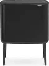 Bol.com Brabantia Bo Touch Bin Prullenbak - 36 liter - Matt Black aanbieding