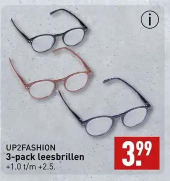 ALDI 3-pack leesbrillen aanbieding