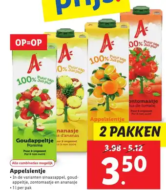 Lidl Appelsientje aanbieding