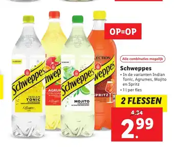 Lidl Schweppes aanbieding