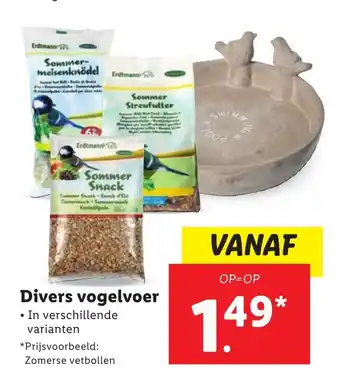 Lidl Divers vogelvoer aanbieding