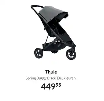 Babypark Thule Spring Buggy Black aanbieding