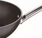 Bol.com Masterpro Foodies Collection Wokpan Zwart Ø28x72cm Aluminium - Koken - Bakken - Wokken - Alle warmtebronnen - Anti Kleeflaag aanbieding