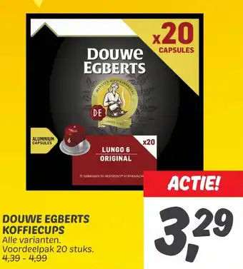 Dekamarkt DOUWE EGBERTS KOFFIECUPS aanbieding