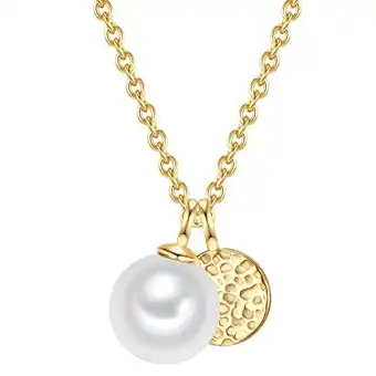 Douglas Valero Pearls Ketting Sterling zilver Gekweekte zoetwaterparels in Geelgoud aanbieding