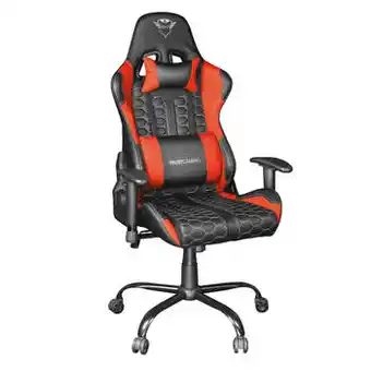 Amazon Trust Gaming GXT 708R Resto Gaming Chair, 360° Gaming Stoel, Bureaustoel met Verwijderbare Kussens, In Hoogte Verstelbare Sto aanbieding