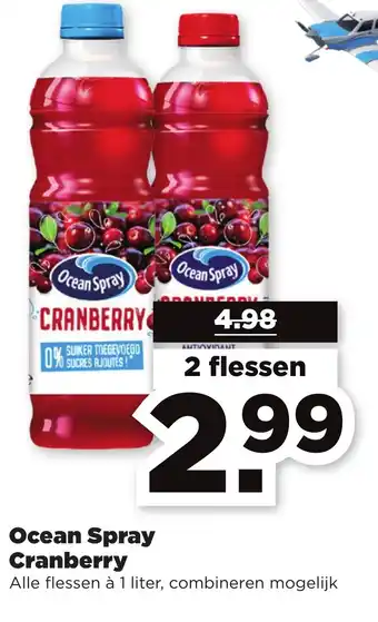 PLUS Ocean Spray Cranberry aanbieding