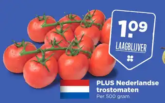 PLUS PLUS Nederlandse trostomaten aanbieding