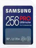 MediaMarkt SAMSUNG Samsung PRO Ultimate – SD kaart 256 GB – 200 & 130 MB/s – Geheugenkaart camera aanbieding