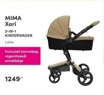 Baby & Tiener Mima xari 2-in-1 kinderwagen latte aanbieding