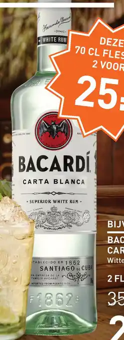 Gall & Gall Bacardi Carta Blanca 70CL Mixen aanbieding