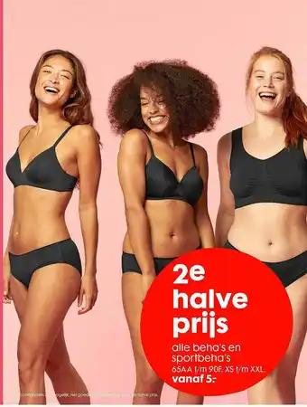 Poiesz Alle beha's en sportbeha's aanbieding