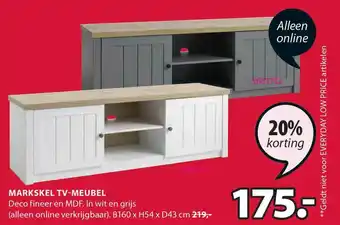 Jysk Markskel tv-meubel aanbieding