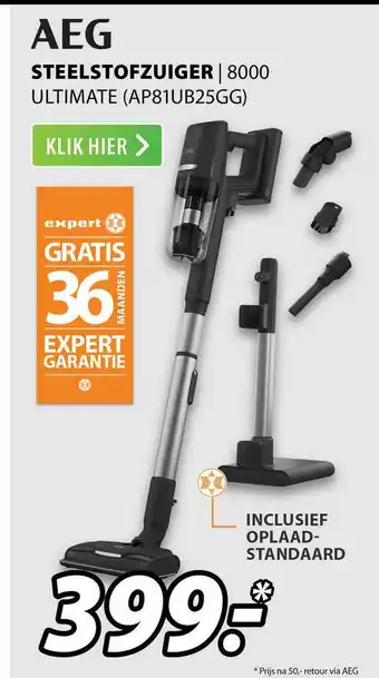 Expert AEG steelstofzuiger | 8000 ultimate (ap81ub25gg) aanbieding