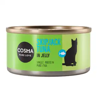 Zooplus 6x170g Skipjack Tonijn in Gelei Cosma Original Kattenvoer aanbieding