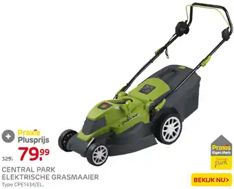 Praxis CENTRAL PARK ELEKTRISCHE GRASMAAIER aanbieding