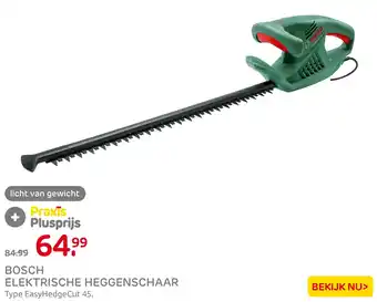 Praxis BOSCH ELEKTRISCHE HEGGENSCHAAR aanbieding