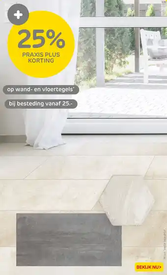 Praxis op wand en vloertegels aanbieding