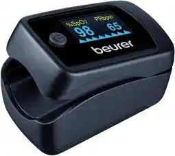 Amazon Beurer PO 45 Saturatiemeter, Pulsoximeter, meting van zuurstofverzadiging (SpO2), hartslag (puls) en perfusie-index (PI), pij aanbieding