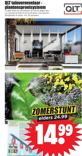 Dirk Qlt tuinvernevelaar plantensproeisysteem aanbieding