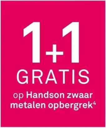 Karwei Handson zwaar metalen opbergrek aanbieding