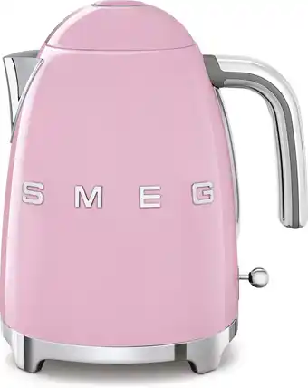 Amazon Smeg KLF03PKEU Elektrisch waterkoker 50’s Style, 1.7L, pastel roze aanbieding