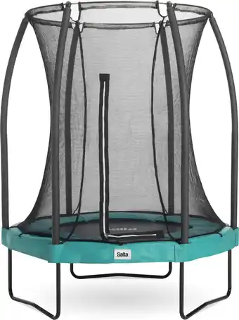 Bol.com Salta Comfort Edition - Trampoline met veiligheidsnet - ø 153 cm - Groen aanbieding