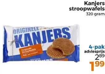 Trekpleister Kanjers stroopwafels 320g aanbieding