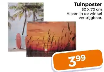 Trekpleister Tuinposter aanbieding