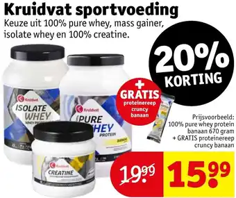 Kruidvat sportvoeding aanbieding