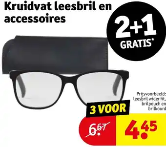 Kruidvat leesbril en accessoires aanbieding