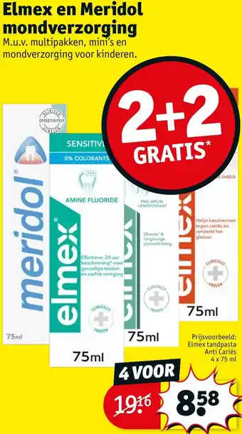 Kruidvat Elmex en Meridol mondverzorging aanbieding