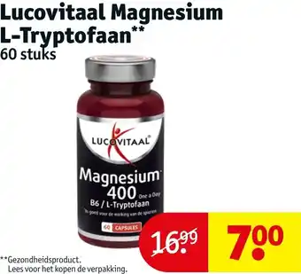 Kruidvat Lucovitaal Magnesium L-Tryptofaan aanbieding