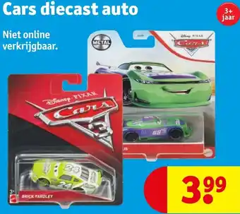 Kruidvat Cars diecast auto aanbieding