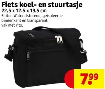 Kruidvat Fiets koel en stuurtasje aanbieding