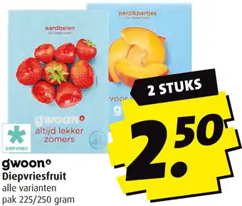 Boni gwoon Diepvriesfruit aanbieding