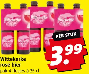 Boni Wittekerke rosé bier 4 x 25 cl aanbieding