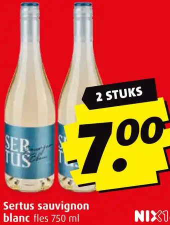 Boni Sertus sauvignon blanc 750 ml aanbieding