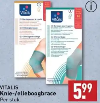 ALDI VITALIS Knie-/elleboogbrace aanbieding